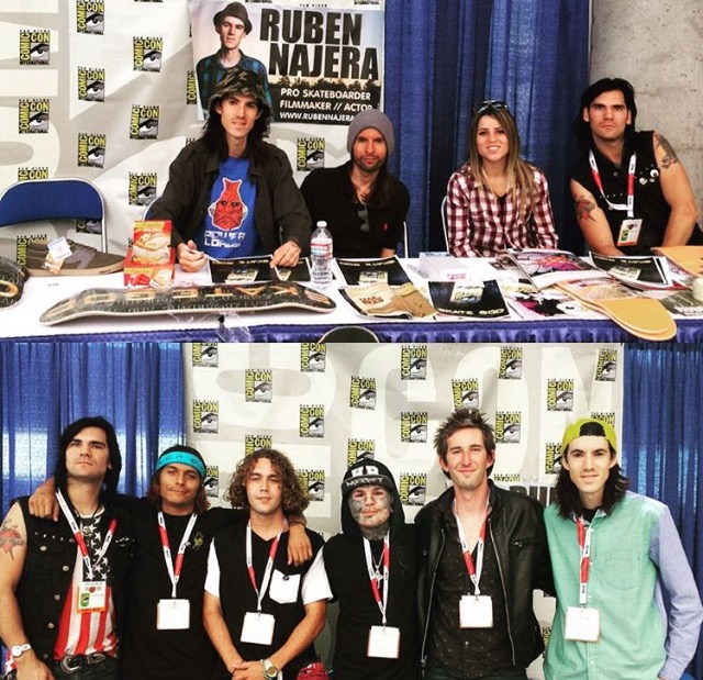 Skate God the movie autograph signing at San Diego Comic Con 2015.