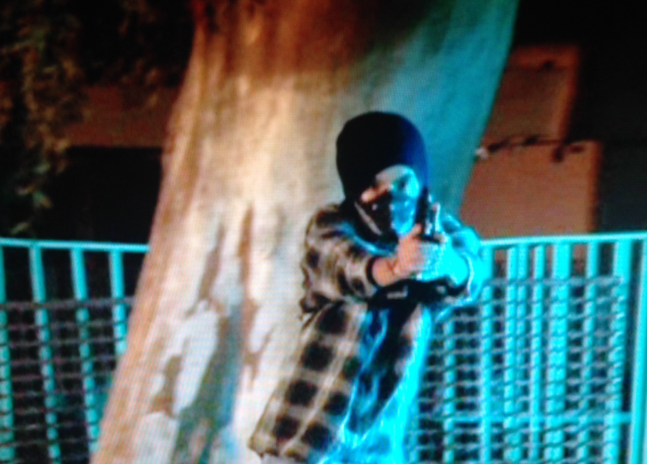 Still of Ruben Najera as Bandolero #2 in the movie Border Lost (2008).