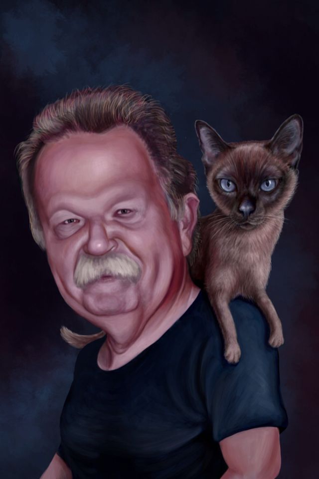 Terry McMahon and Cat