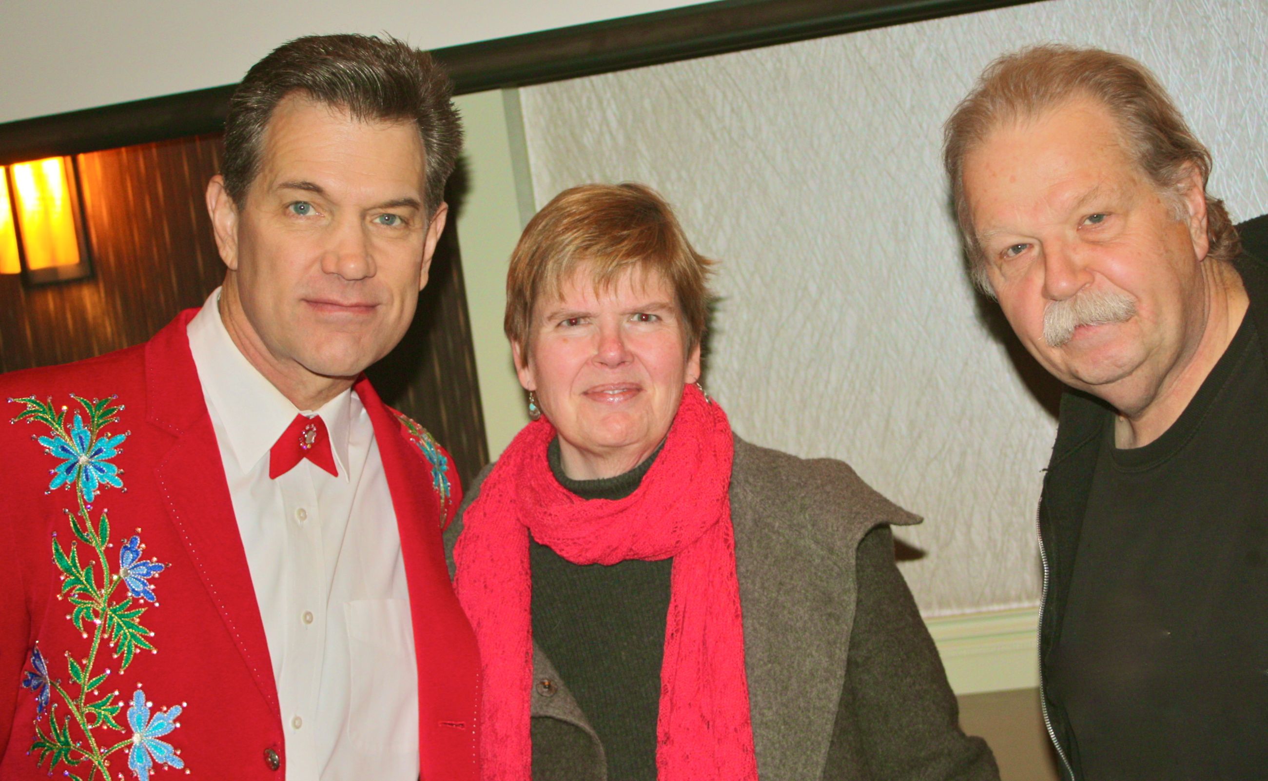 Chris Isaak with a Fan