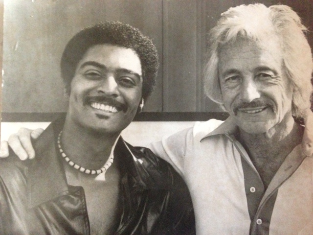 Model Mike Hayes with world famous designer Oleg Cassini-a designer whose 