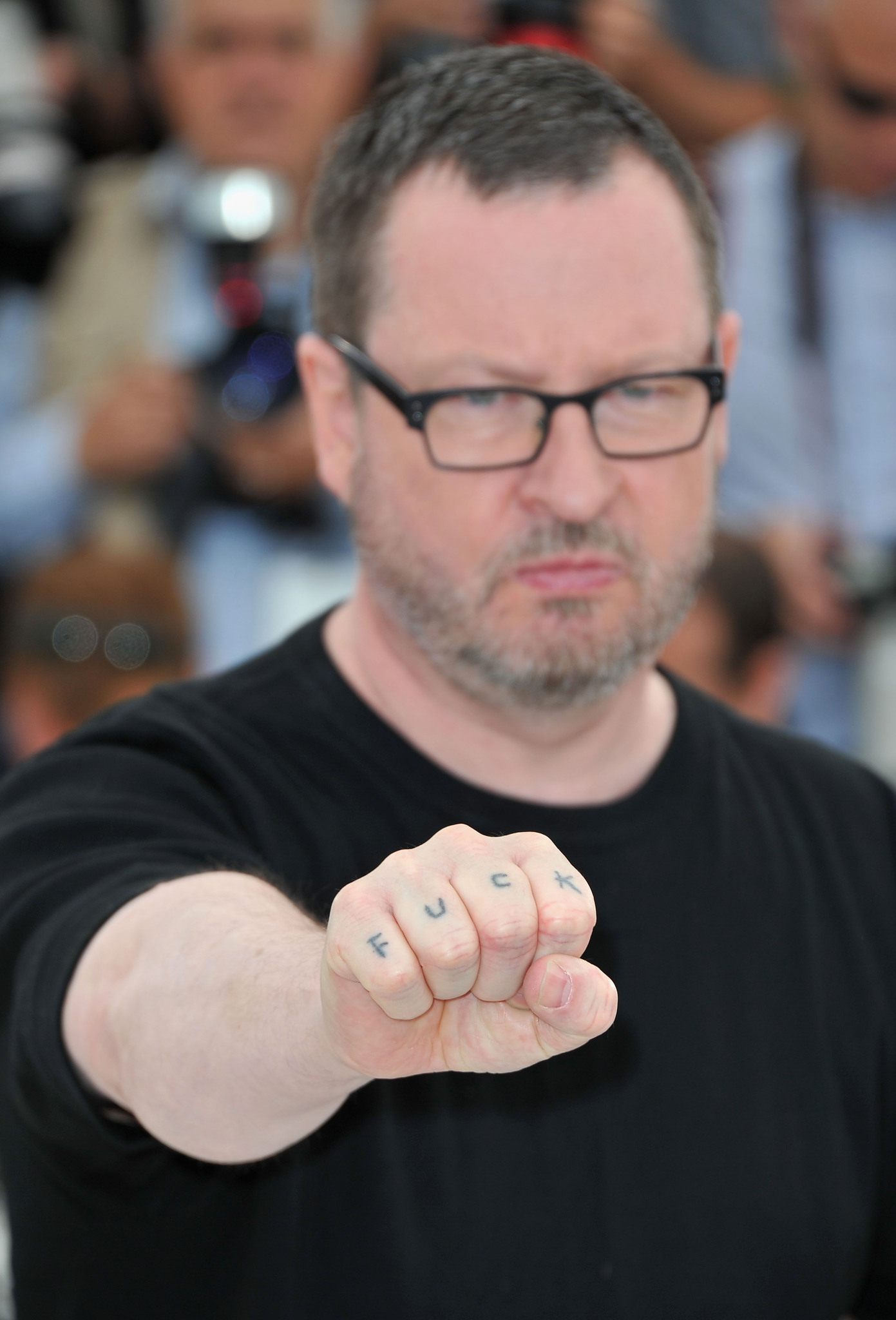 Lars von Trier at event of Melancholija (2011)