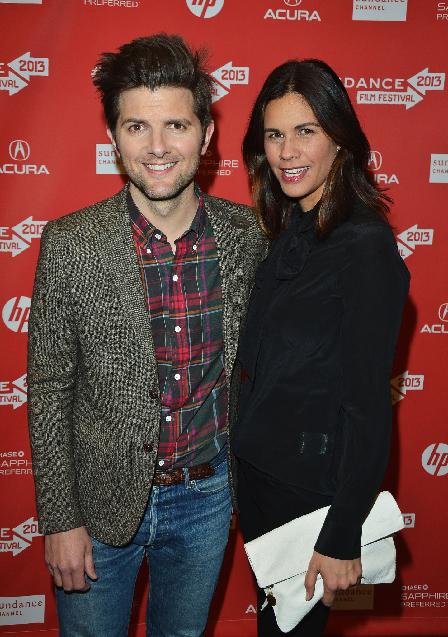 Adam Scott and Naomi Scott at event of A.C.O.D. (2013)