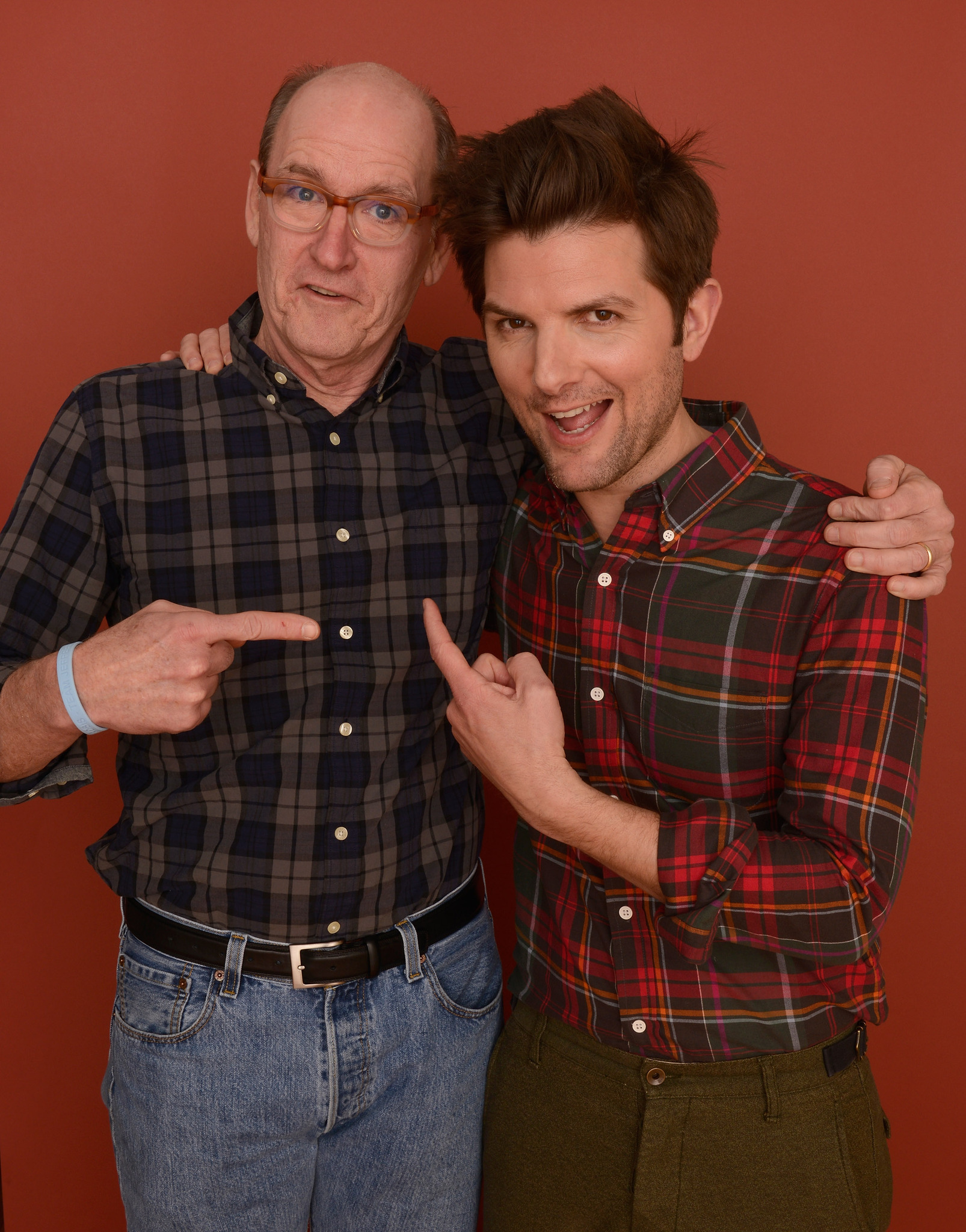 Adam Scott and Richard Jenkins at event of A.C.O.D. (2013)