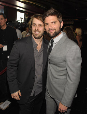 Adam Scott and Alexandre Aja at event of Piranha 3D (2010)