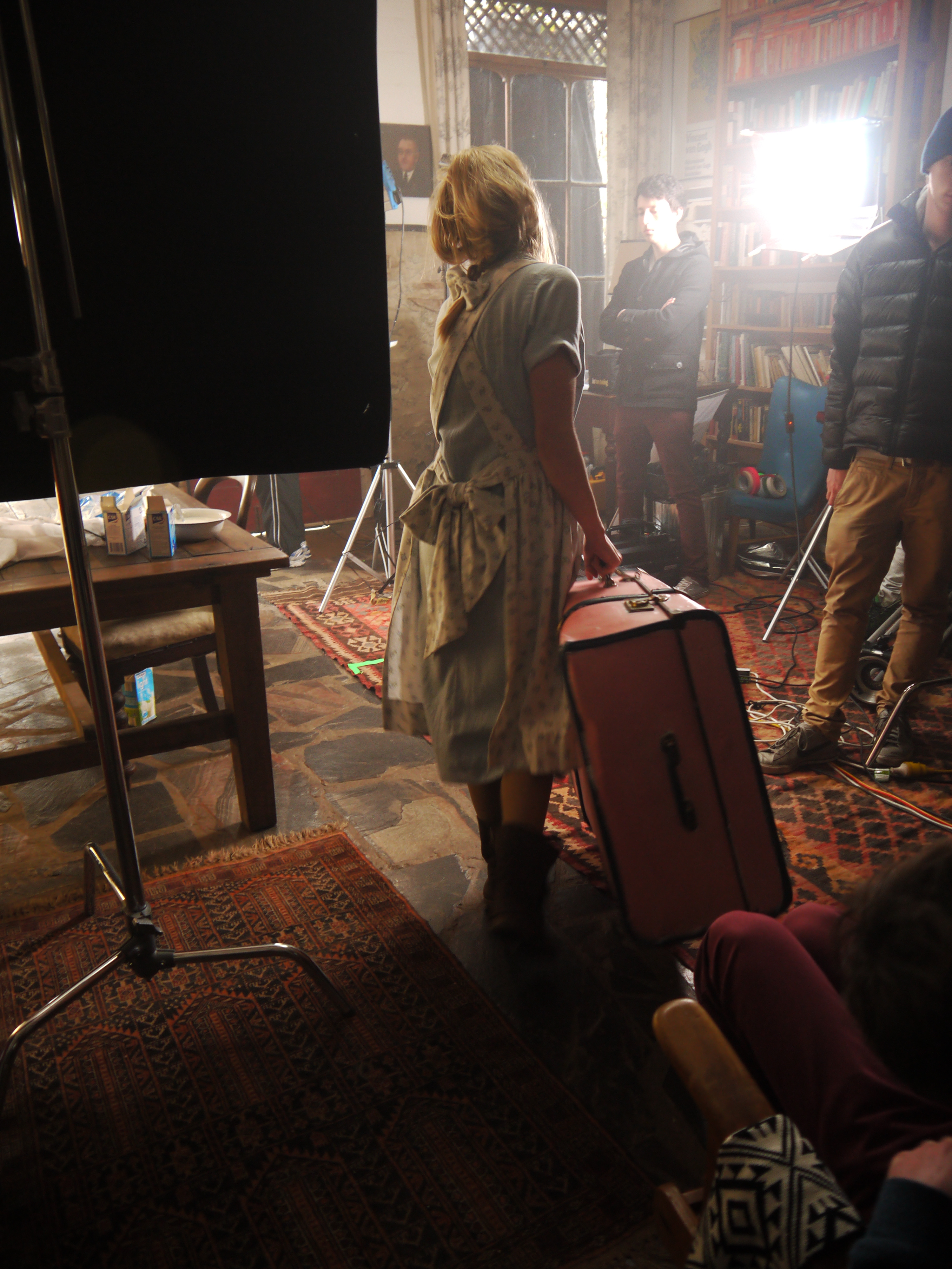 Behind the scenes of Witches and Wizards. Jessica Miller as Maggie (2013)