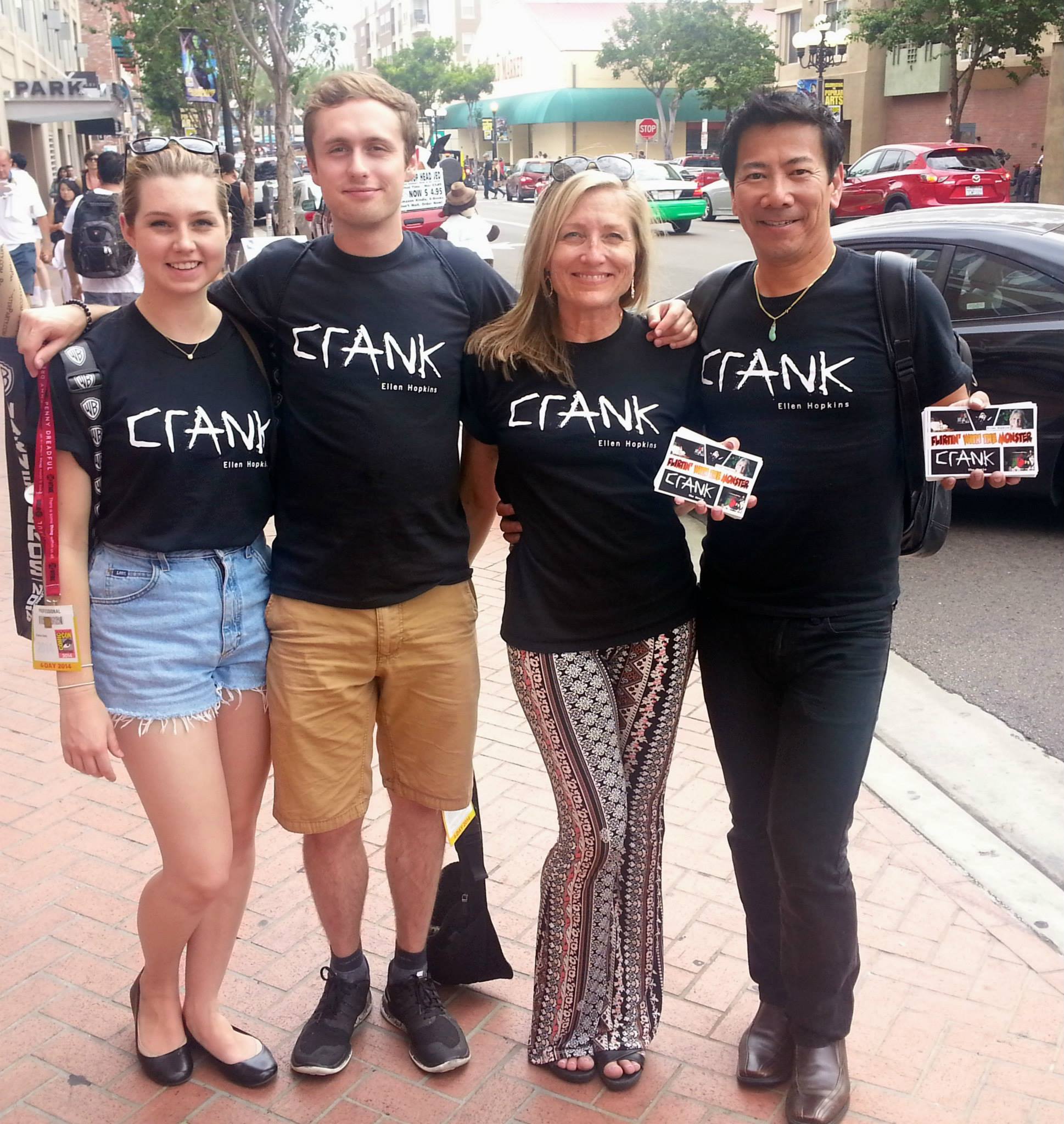 2014 Comic Con promoting Crank: Flirting with the Monster with Amaya, Luke and Craig Lew