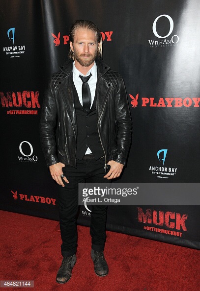 Kaiwi Lyman at Muck premiere at the Playboy Mansion.