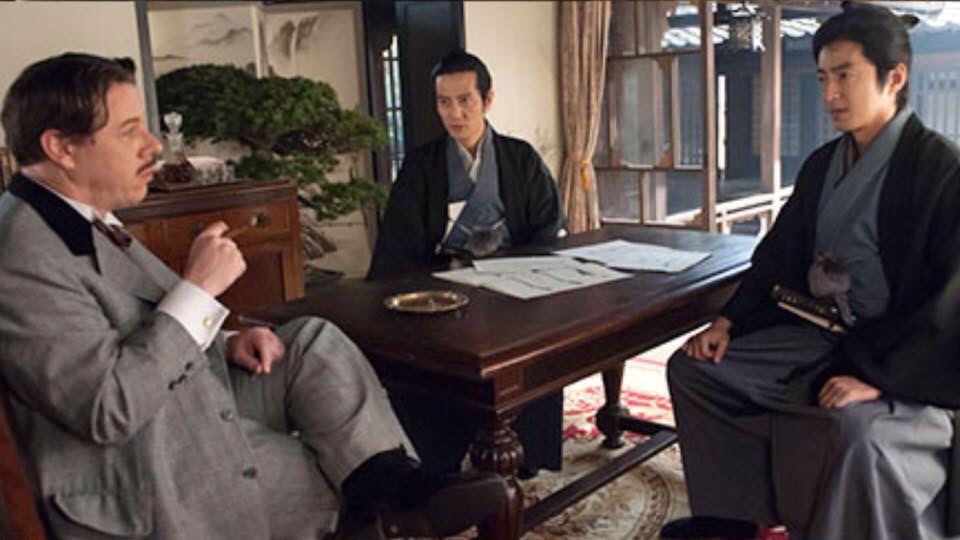 NHK Taiga / Historical Drama 'Hanamoyu'--English title 'Ardent Flower'--Episode 25. Portraying 19th century arms trader Thomas Blake Glover.