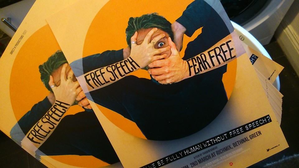 Free Speech Fear Free Flyer