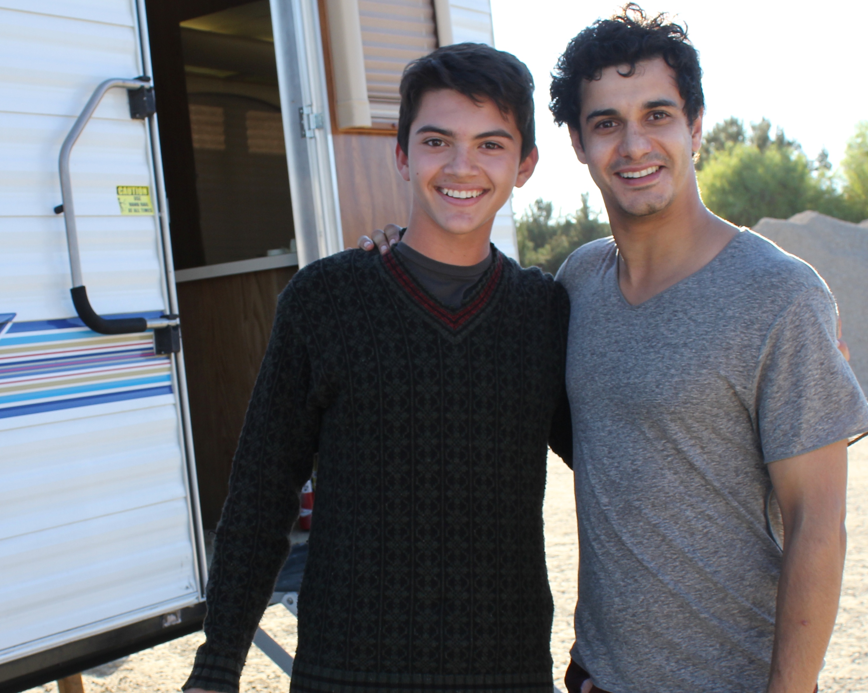 Robert Smythe with Elyes Gabel