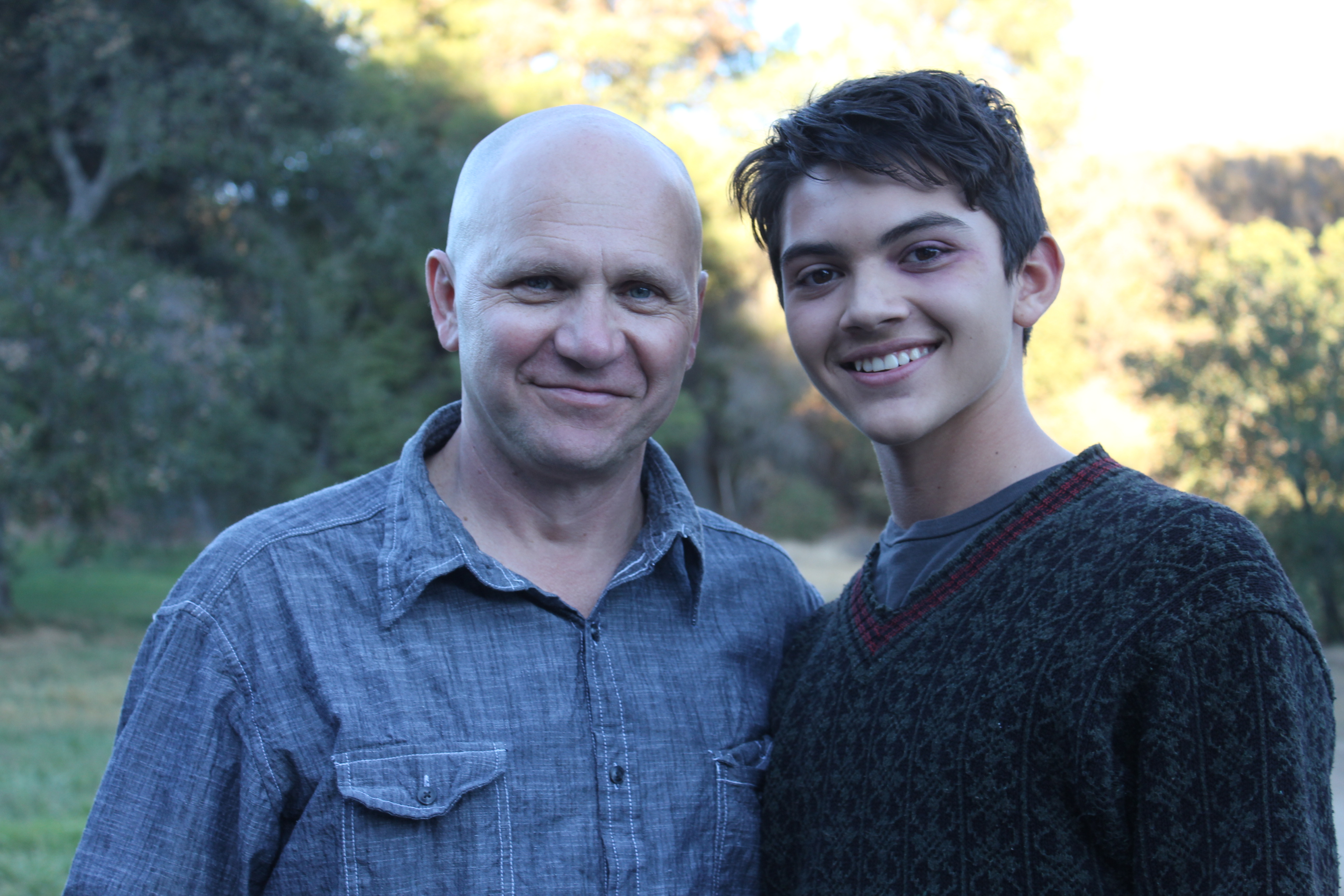 Robert Smythe with Director Milan Cheylov