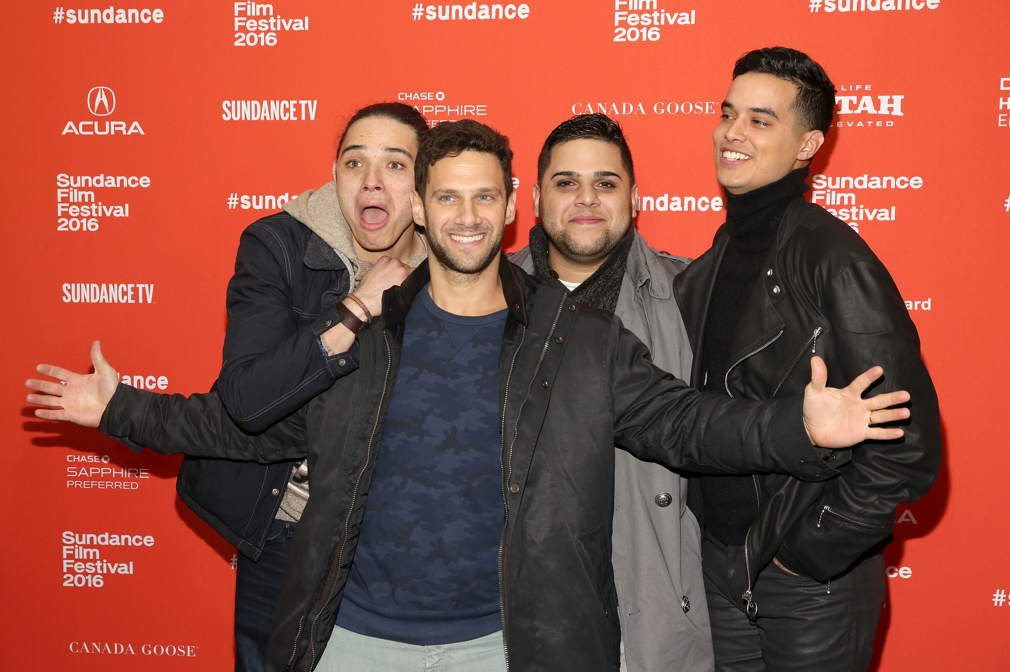 Justin Bartha, Ralph Rodriguez, Anthony Ramos and Brian 'Sene' Marc