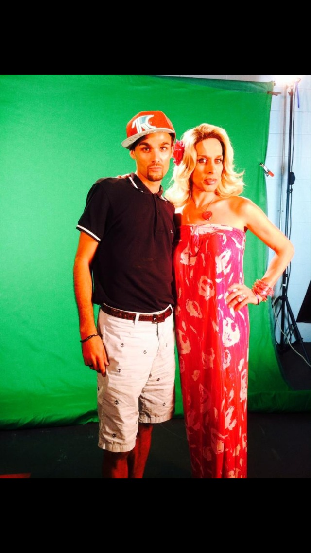 ALEXIS ARQUETTE AND I AT SCREEN TEST!