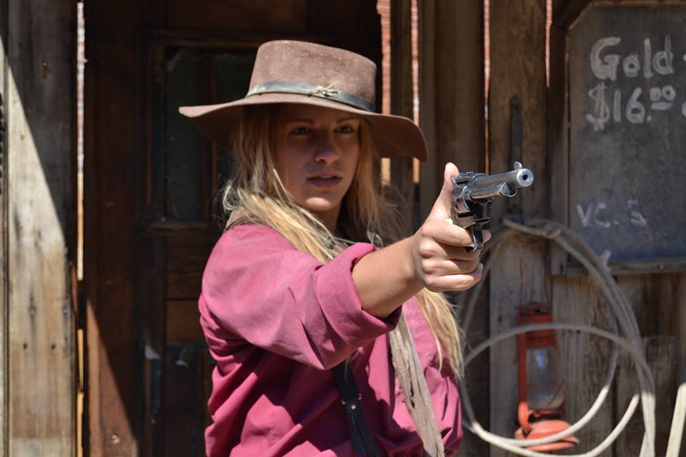 Alana Phillips in the Virginia City Outlaws Wild West Show