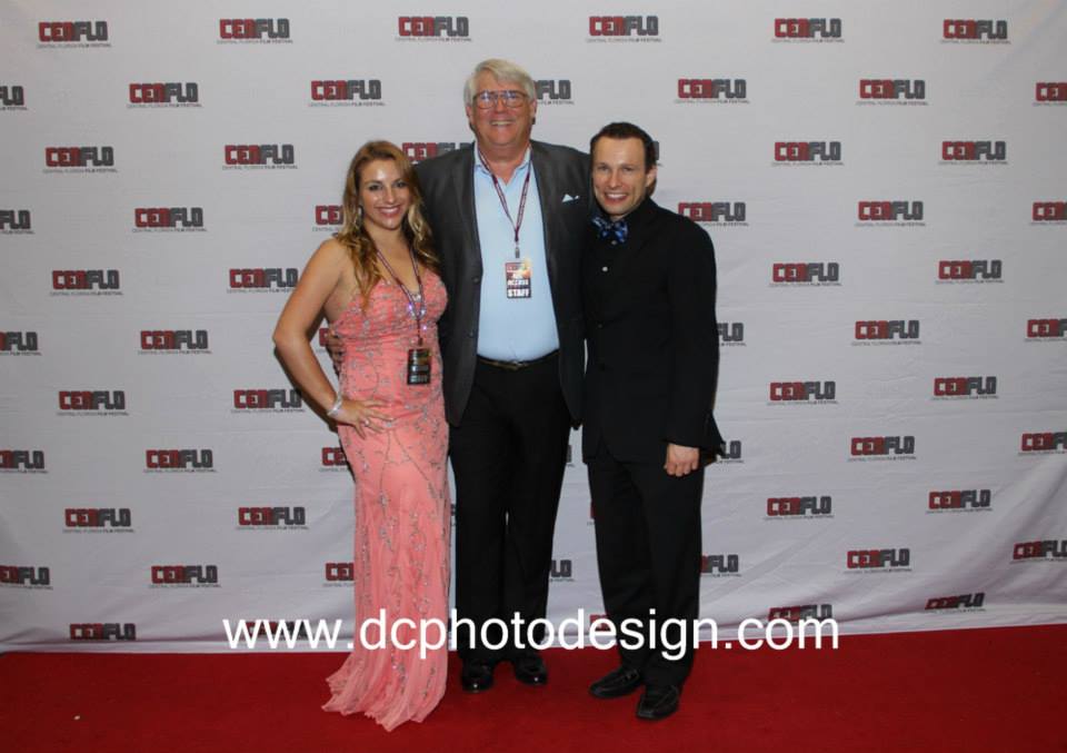 Alana Phillips, Bob Cook, and Jeffrey A. Johns at the Central Florida Film Festival 2015.