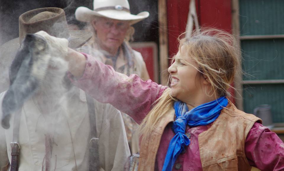 Alana Phillips as Jenny Langston in the VIRGINIA CITY OUTLAWS Wild West Show