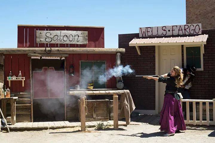 Alana Phillips as Irene in the Virginia City Outlaws, featuring Jack Waggon (2014)