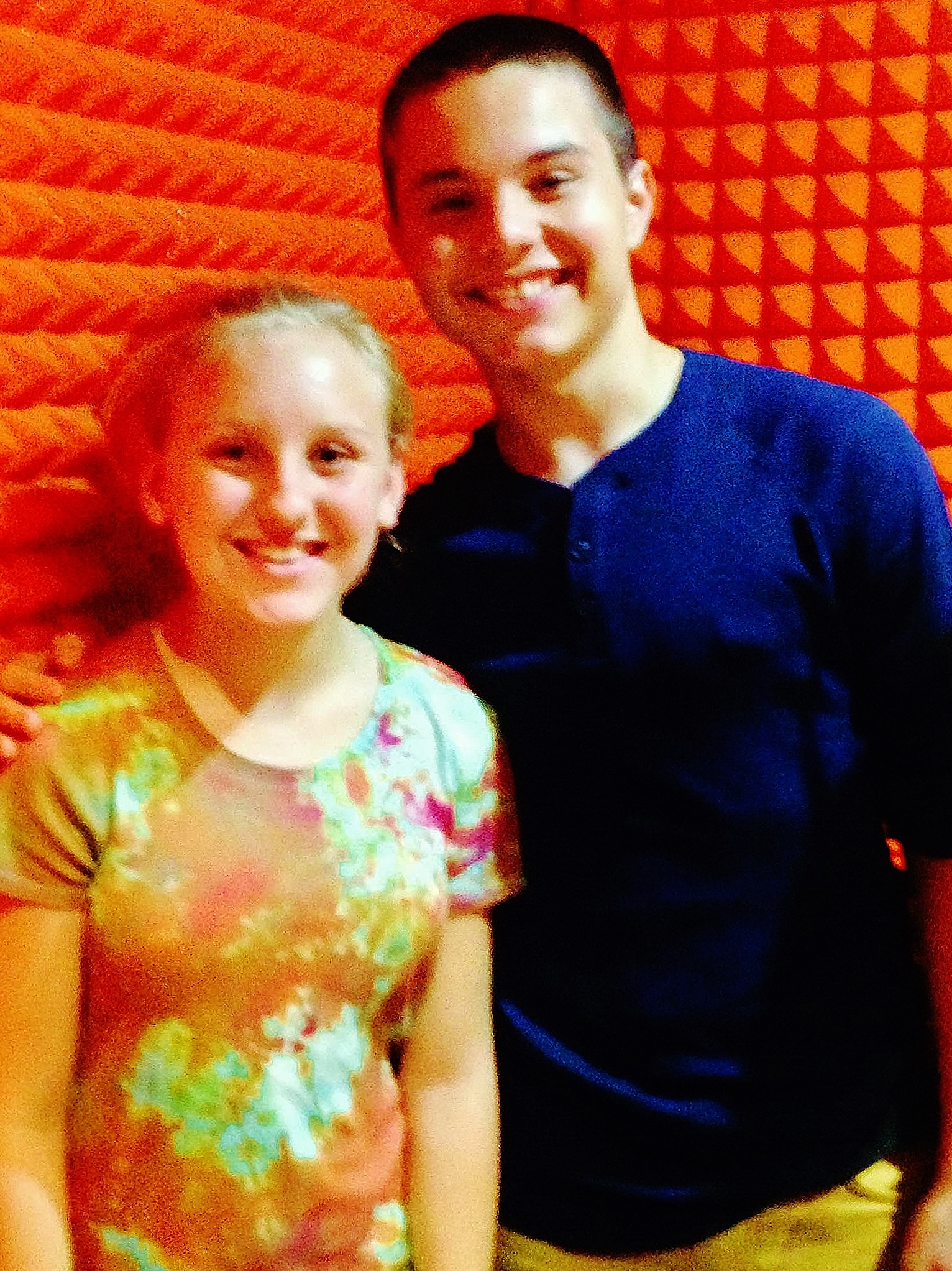 Kylie Fansler with Zach Callison.