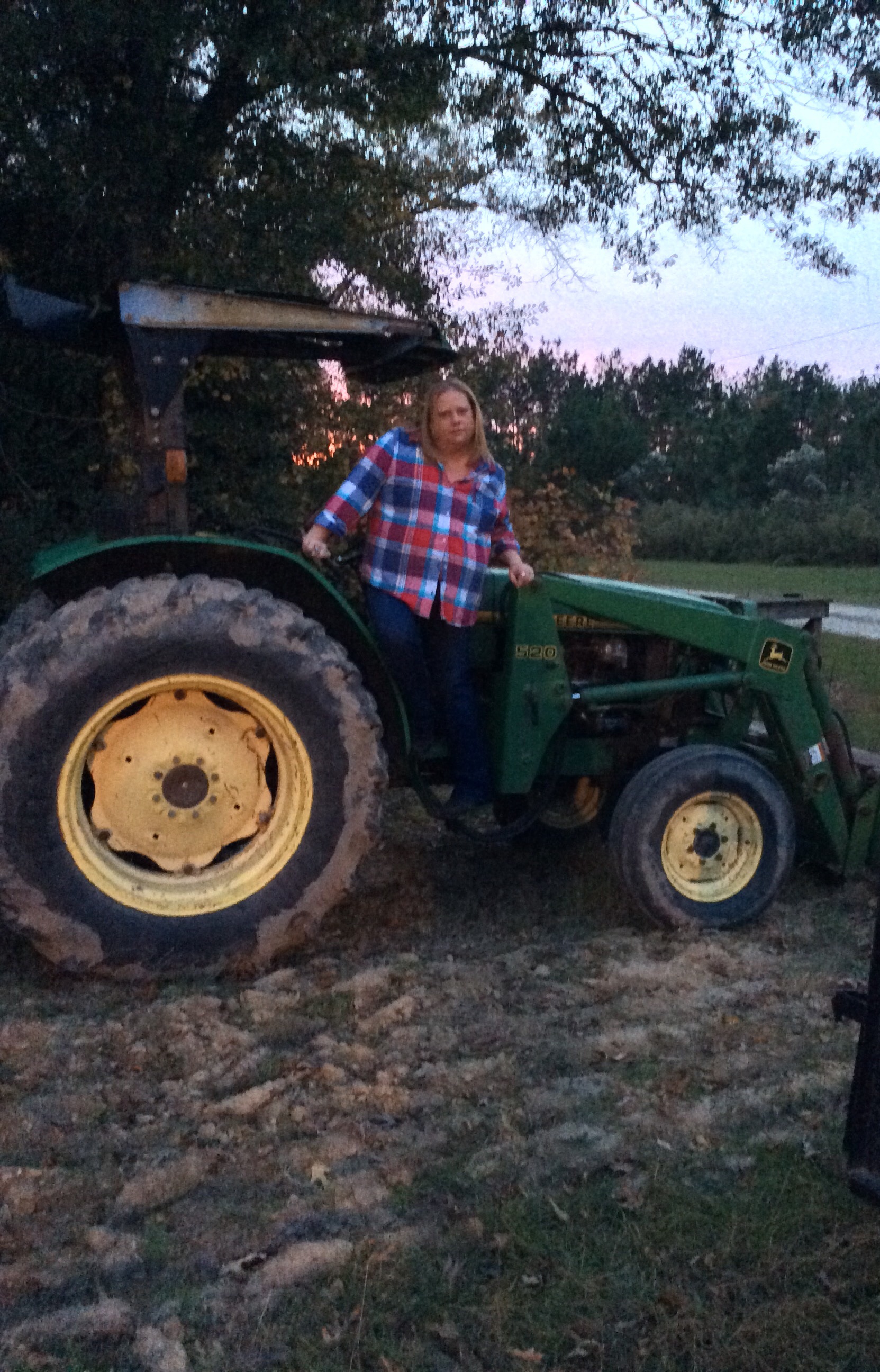 Myself and my tractor. Early November 2014