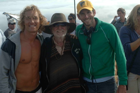 Still of Matthew McConaughey, Willie Nelson and S.R. Bindler in Surfer, Dude (2008)