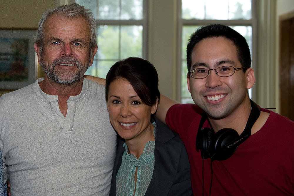 (Left to Right) Actors William Devane and Patricia Rae with 