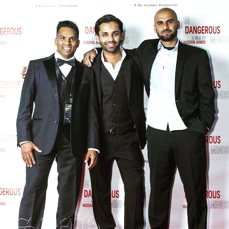 Red carpet event for IN DANGEROUS MINDS With HUSSAIN &shawn
