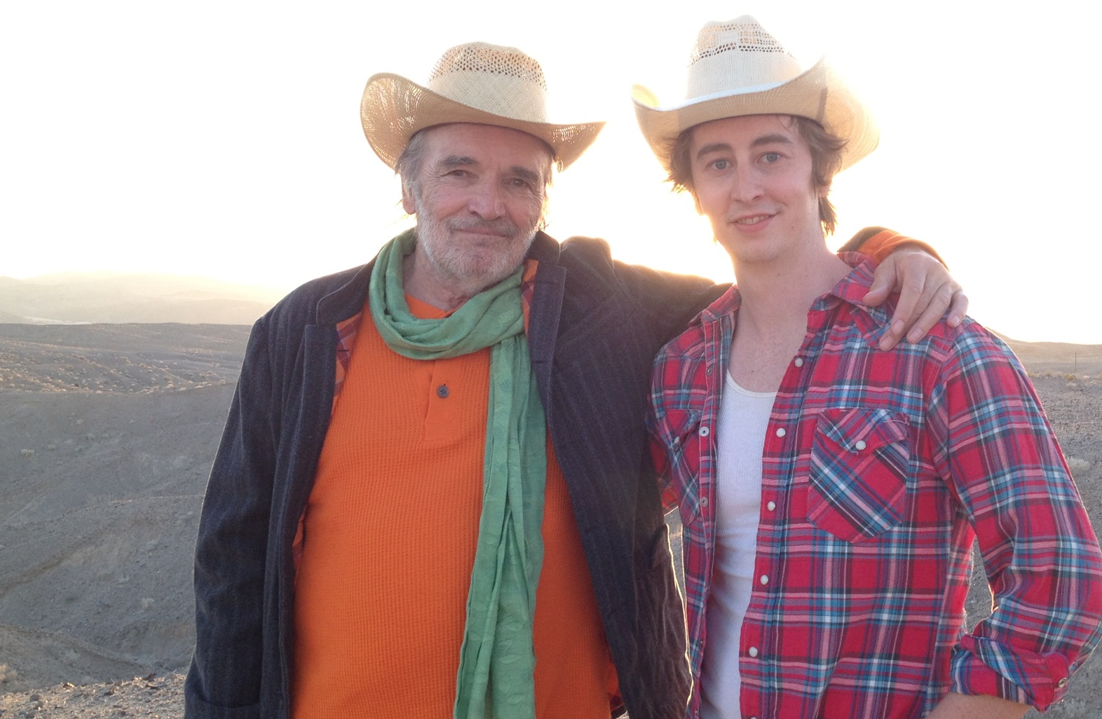Stephen Ellis. Tom Bower. On location for As You Like It (2014)
