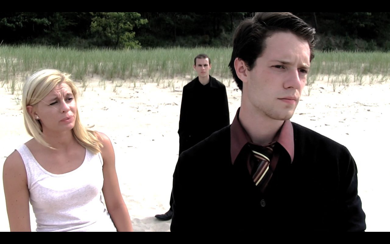 Still of Alexandria Deno, Patrick Nicholas Massoels and Zach Horner in Chasing Shadows (2014)