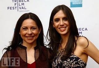 Gloria La Morte and Paola Mendoza at the Tribeca Film Festival