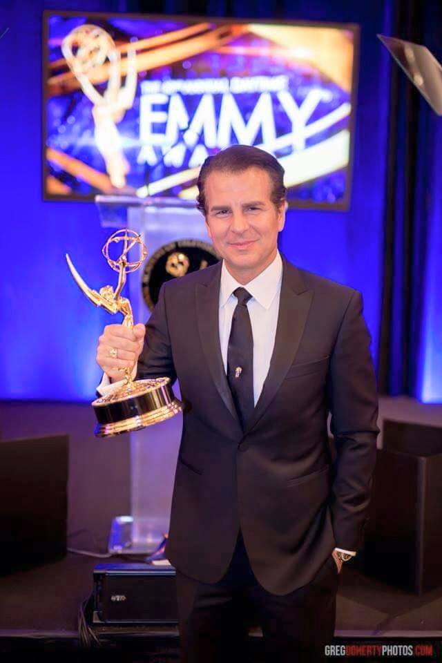 UNIVERSAL CITY, CA - APRIL 24: Actor Vincent De Paul attends and wins at the 42nd Annual Daytime Creative Emmy Awards at Universal Hilton on April 24, 2015 in Universal City, California. (Photo by Greg Doherty)