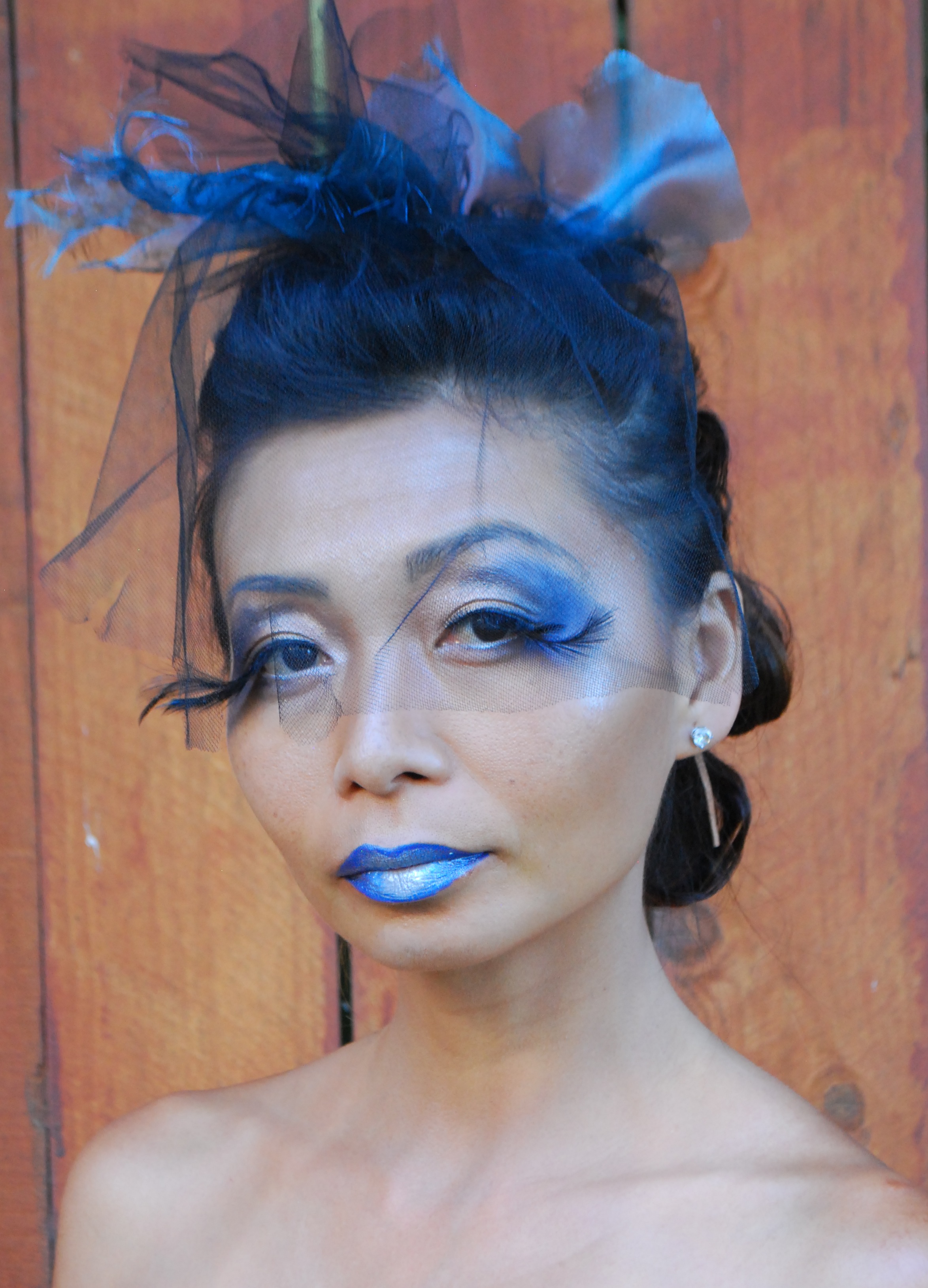 Sulinh Lafontaine as THE ROCK QUEEN in 'Chase from Xenobu', a noir sci-fi fashion festival film