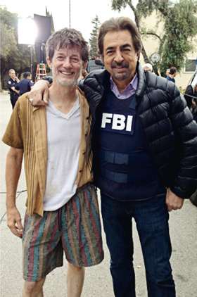 Pictured with Joe Mantanga and appearing as Bill Robbins, the schizophrenic mentally unstable ex-husband of Camryn Manheim on the season premiere of Criminal Minds.