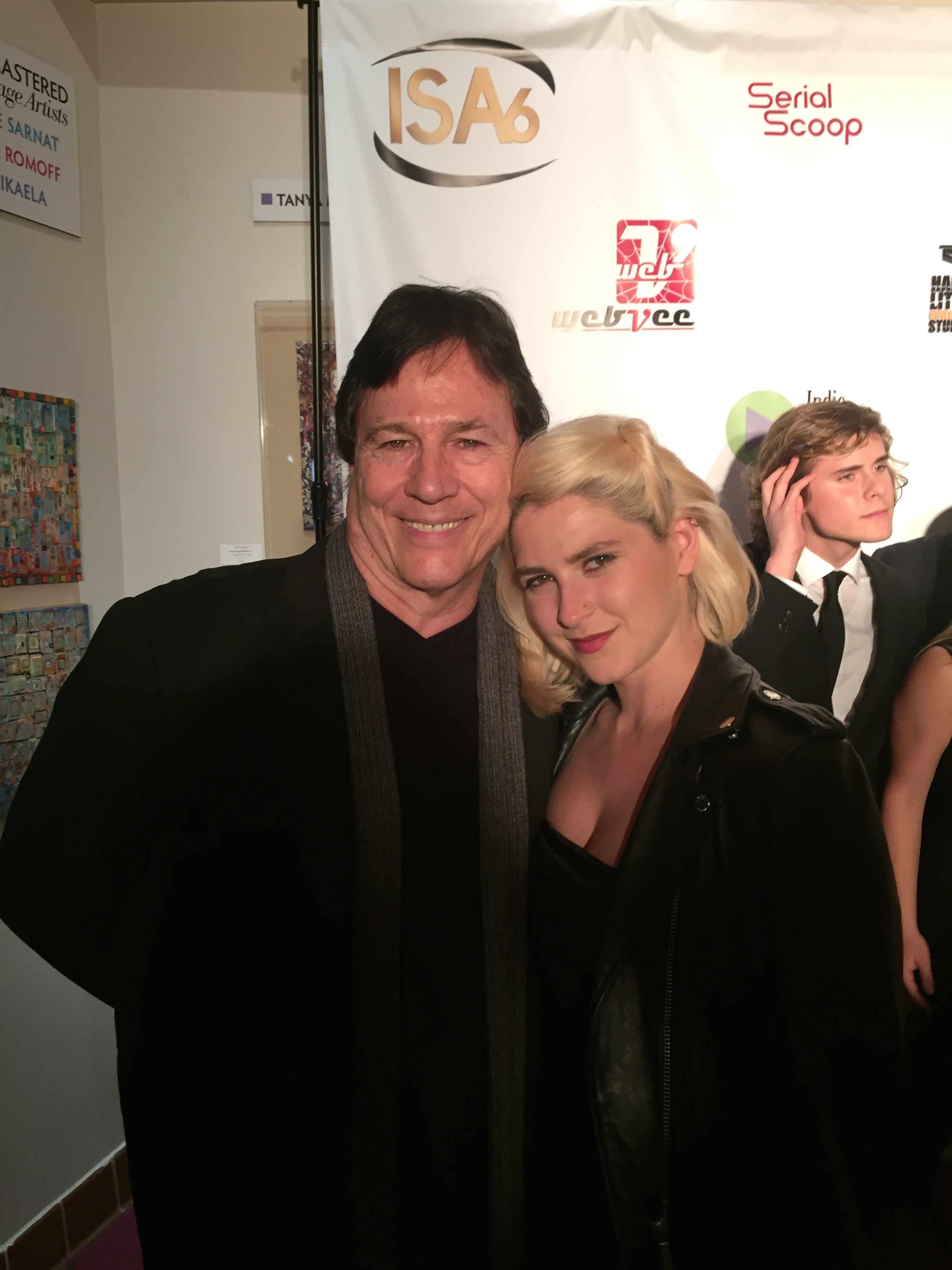 Richard Hatch, Marzy Hart at the Indie Series Awards in North Hollywod