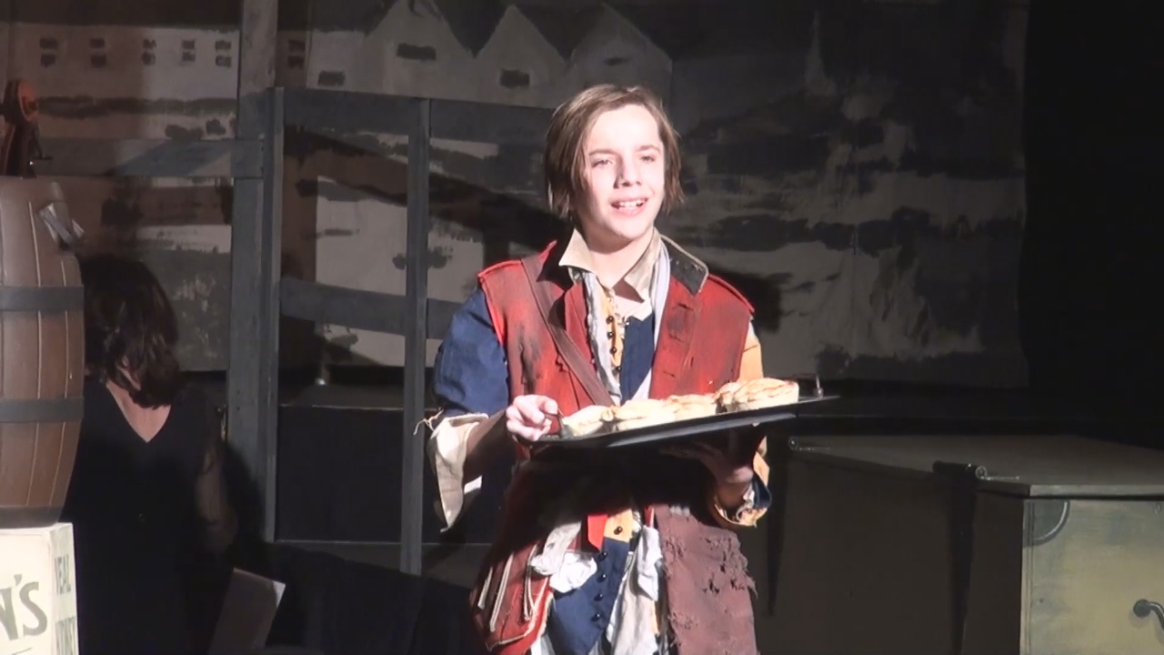 Playing 'Tobias' in Sweeney Todd musical production