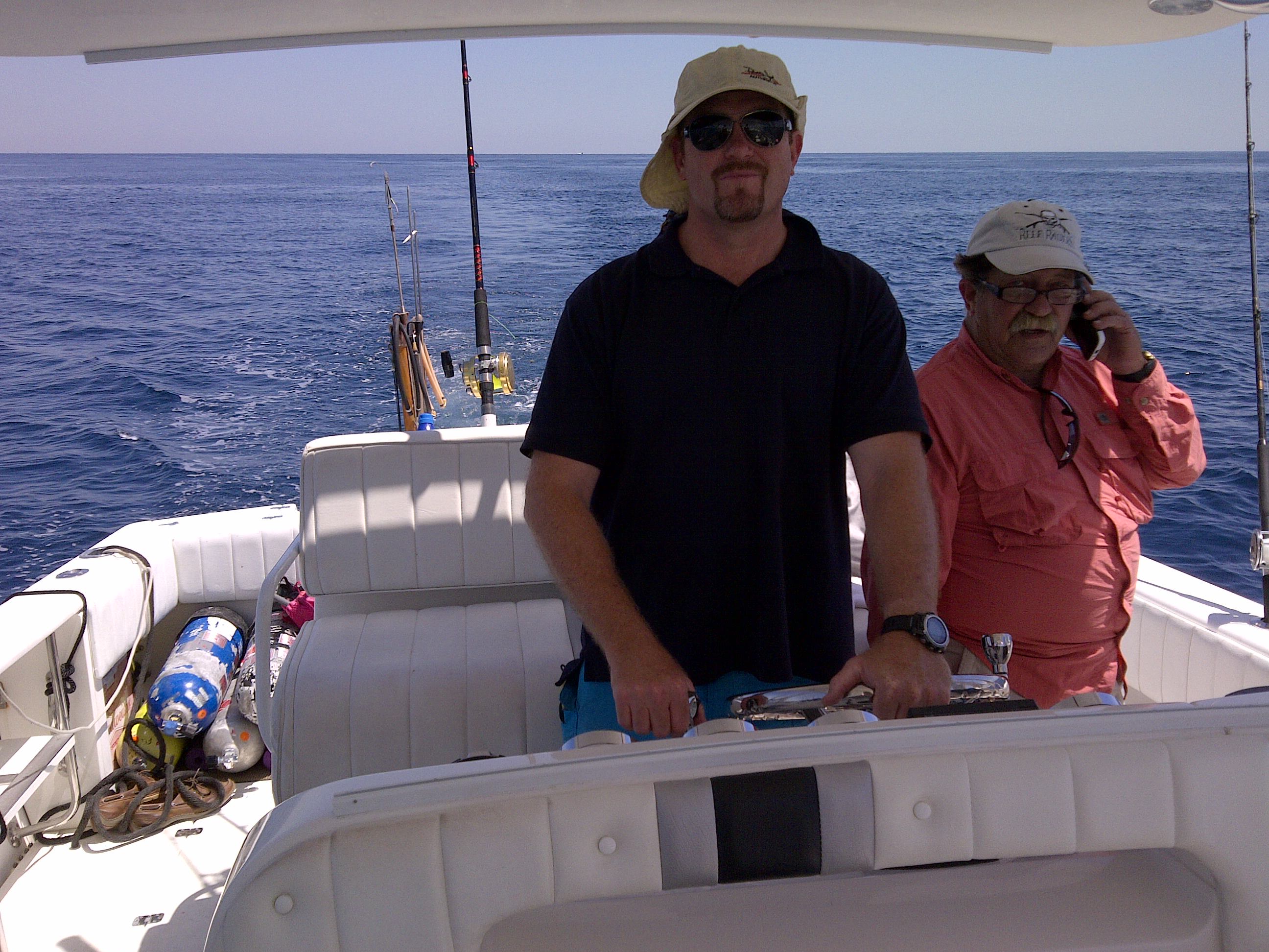 on the Sea Wolfe with one of the the Best Spear fisherman in Florida.