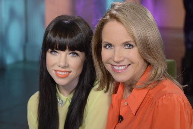 Katie Couric and Carly Rae Jepsen