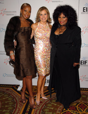 Mary J. Blige, Katie Couric and Chaka Khan