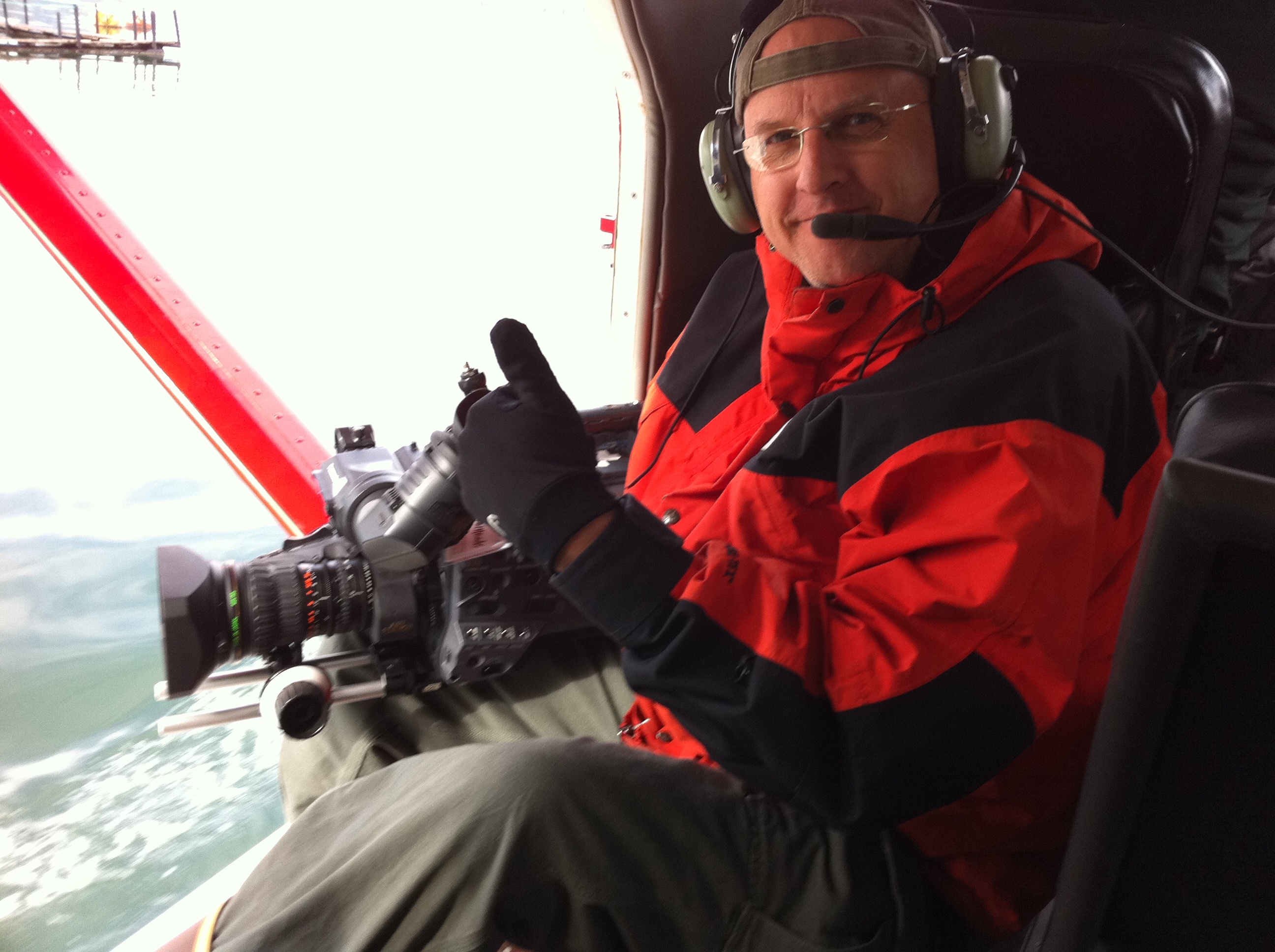 Aerial shoot over Cordova and Prince William Sound for Prince William Sound Aquaculture Corporation video.
