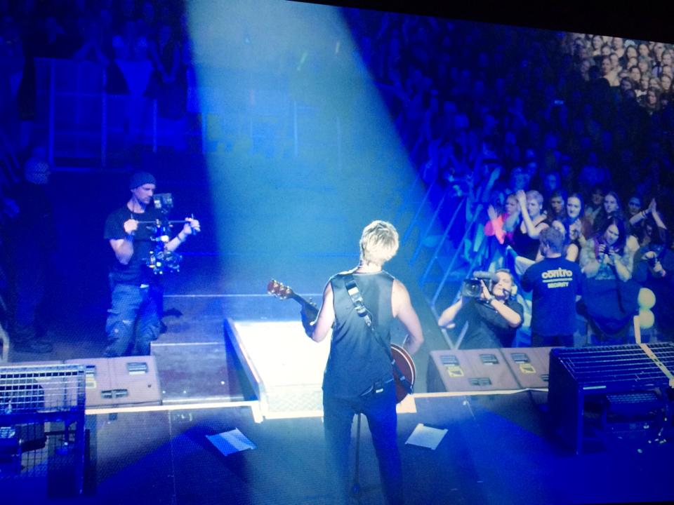Camera Operator with DIGImove (Gimbal) at the new DVD from Sunrise Avenue