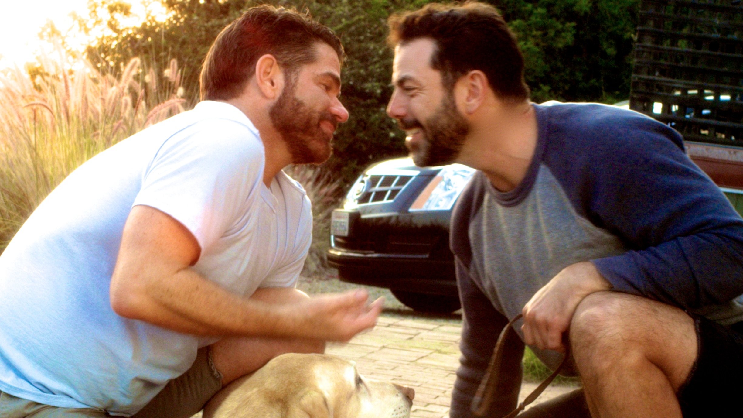 Still of Chuck Saculla and Matt Zarley in Hopeful Romantic (2015)