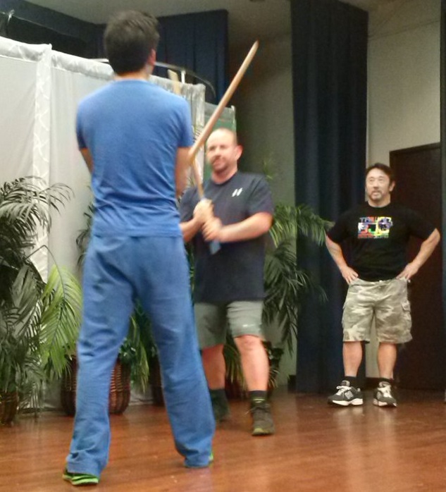 Scott M. Schewe in an Actors Stunt class Taught by Mr. Joji Yoshida. 01/18/2014