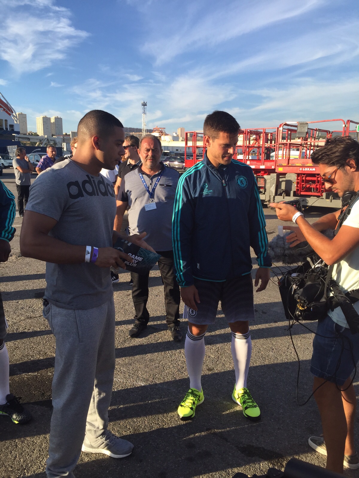 Adidas GameDayPlus at Marseille, France.