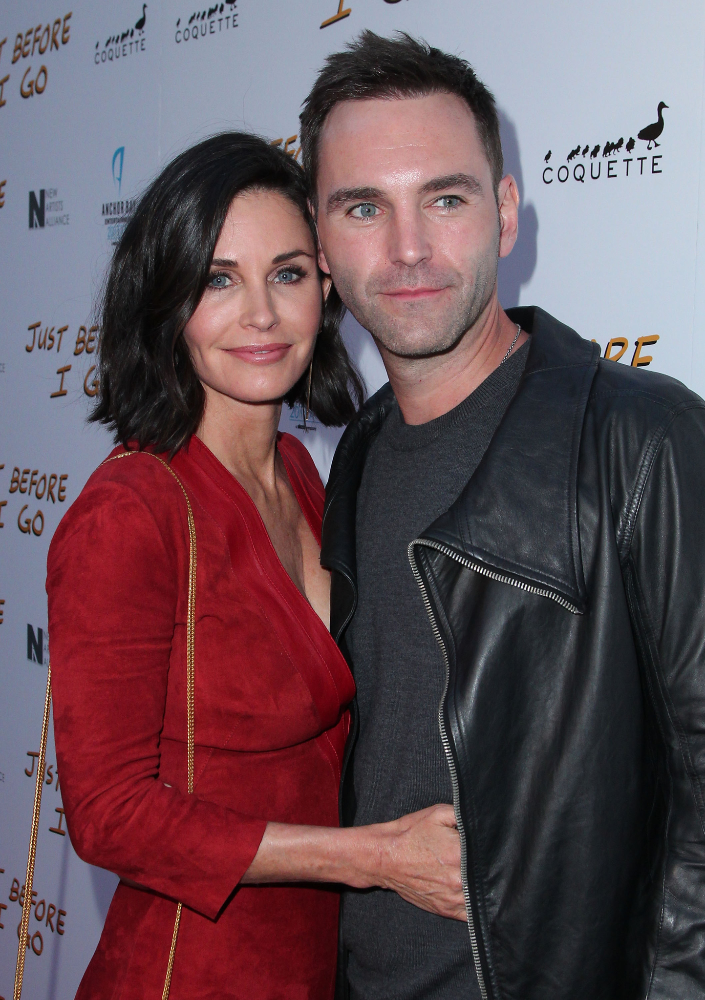 Courteney Cox and John McDaid at event of Just Before I Go (2014)