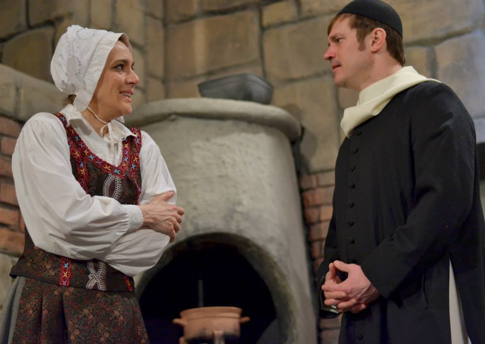 Still of Péter Nádasdi and Lívia Varga in Kassai polgárok (2014)