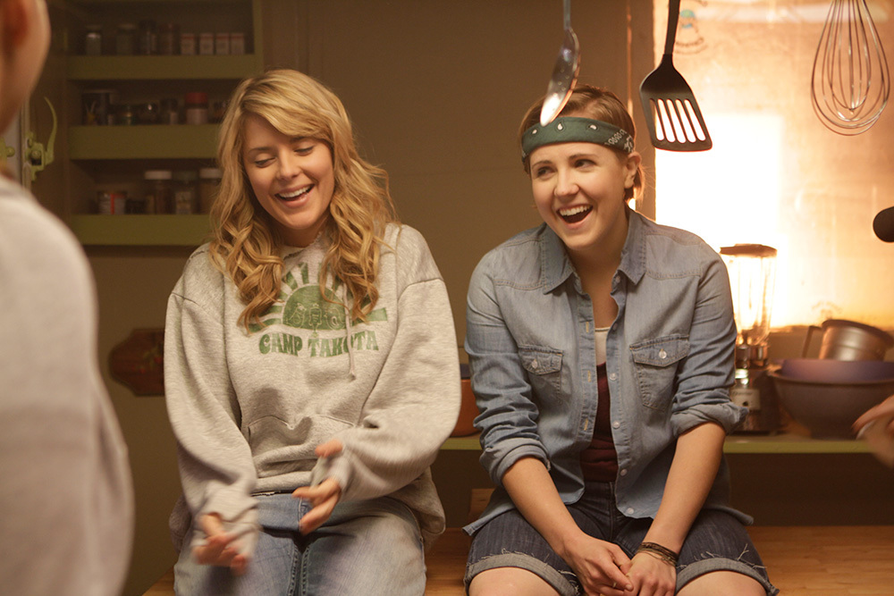 Still of Grace Helbig and Hannah Hart in Camp Takota (2014)