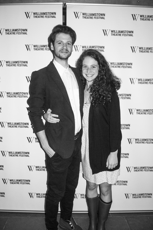 With actress/playwright Kati Schwartz at WTF's Opening Gala, June of 2014.