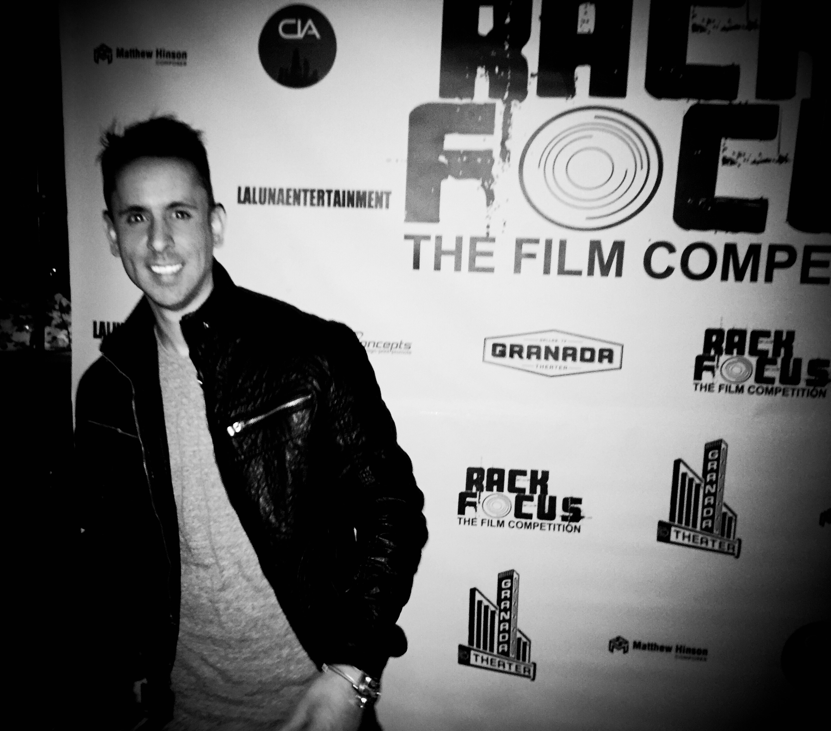 Actor Randy Shoemake in attendance at Dallas's Rack Focus Film Competition Red Carpet premier.