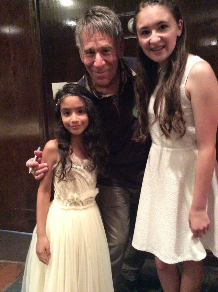 Madison with Stephen Schwartz after the world premier of 