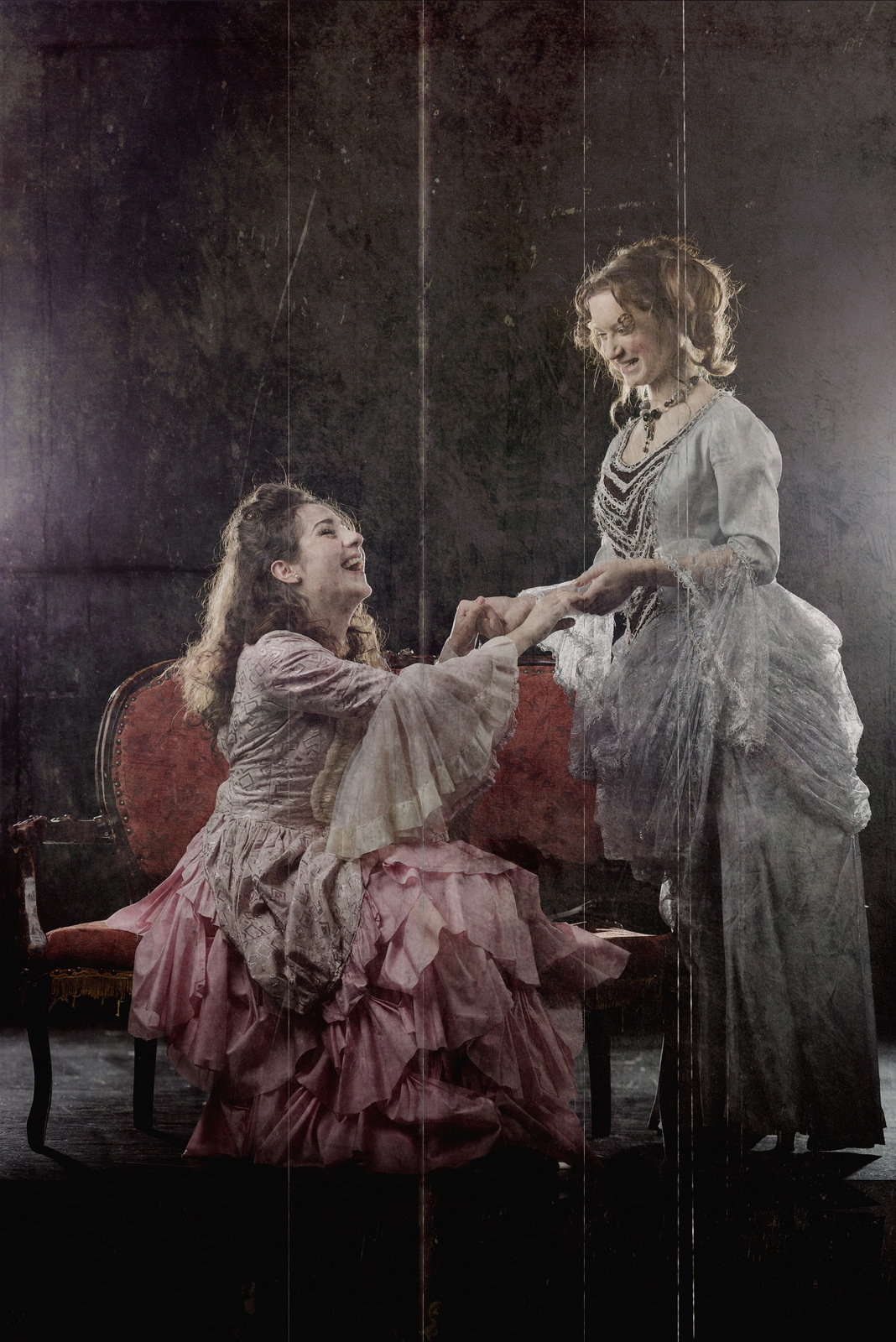 Still of Andrea Ivett Eröss and Lilla Dégner in Benyovszky, the rebel count (2015)